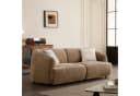 Woltu Modulares Sofa Chenille Schneeweiß/Haselnussbraun Bild 2