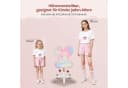 Woltu Kinderstuhl Hasenform Rosa 360° Drehfunktion Bild 5