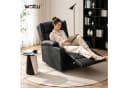 Woltu Relaxsessel Schwarz mit Liegefunktion und 360° Drehung Bild 1