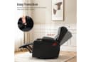 Woltu Relaxsessel Schwarz mit Liegefunktion und 360° Drehung Bild 5