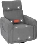 Woltu Relaxsessel Grau Beige mit Liege-, Massage- und Wärmefunktion Bild 2