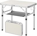 Woltu Klapptisch höhenverstellbar Weiß Campingtisch Bild 2