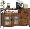 Woltu Sideboard Braune Holzoptik mit Metall Bild 2