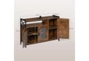 Woltu Sideboard Braune Holzoptik mit Metall Bild 3