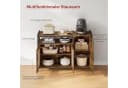 Woltu Sideboard Braune Holzoptik mit Metall Bild 4