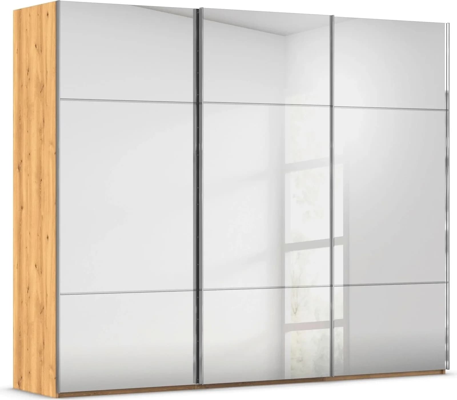 Rauch Schwebetürenschrank SCALE-TRIO Asteiche mit Spiegel