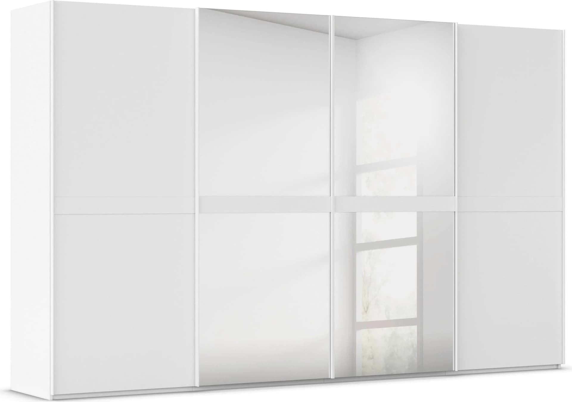 Rauch SCALE-LINE Schwebetürenschrank Alpinweiß 360 cm