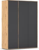 Rauch NABILA Drehtürenschrank Grau Eiche Artisan Push-to-Open Bild 2