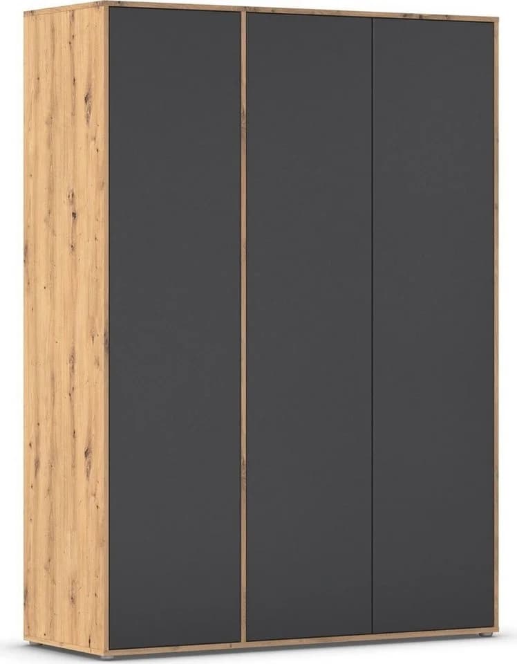 Rauch NABILA Drehtürenschrank Grau Eiche Artisan Push-to-Open - Bild 2