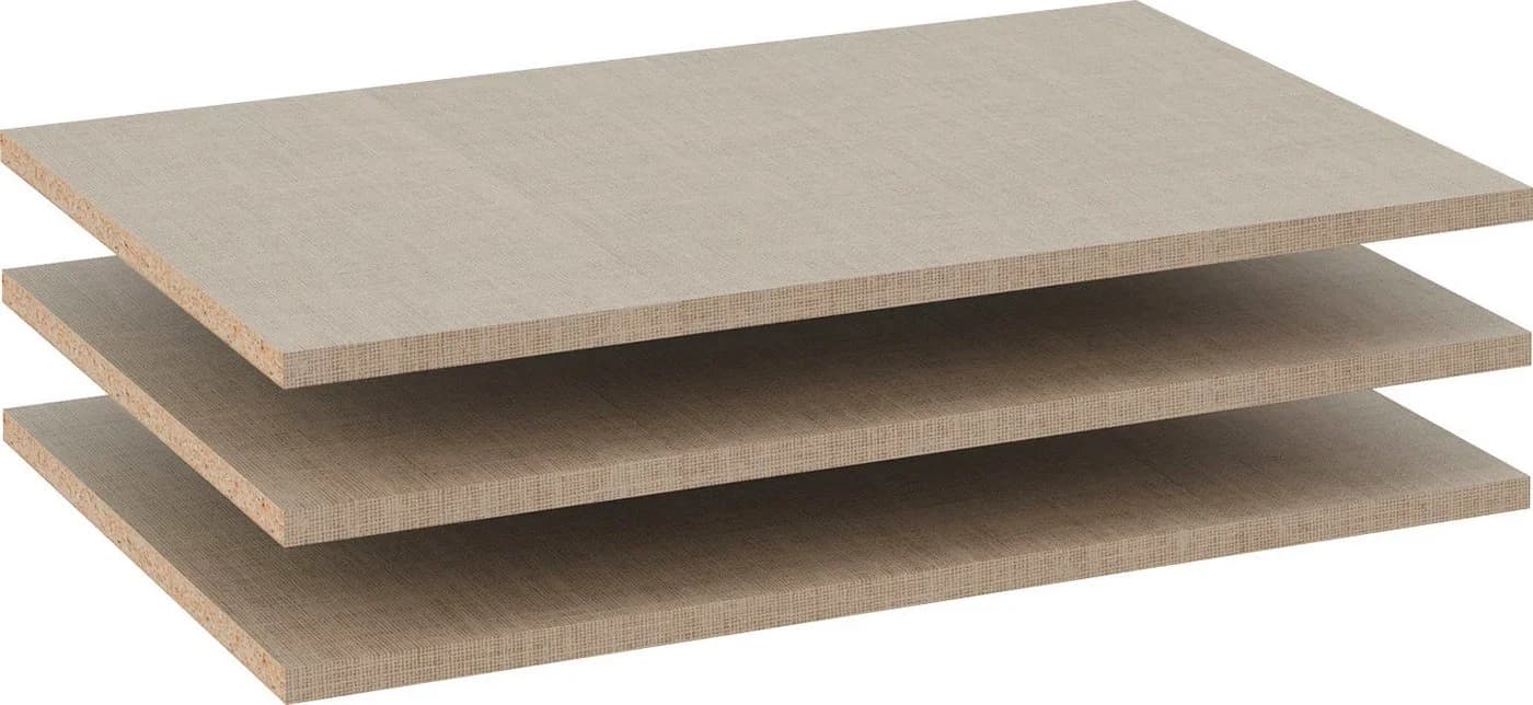 OTTO HOME Einlegeboden 3er-Set Leinenoptik Hell für Schrank PAULLY - Bild 2