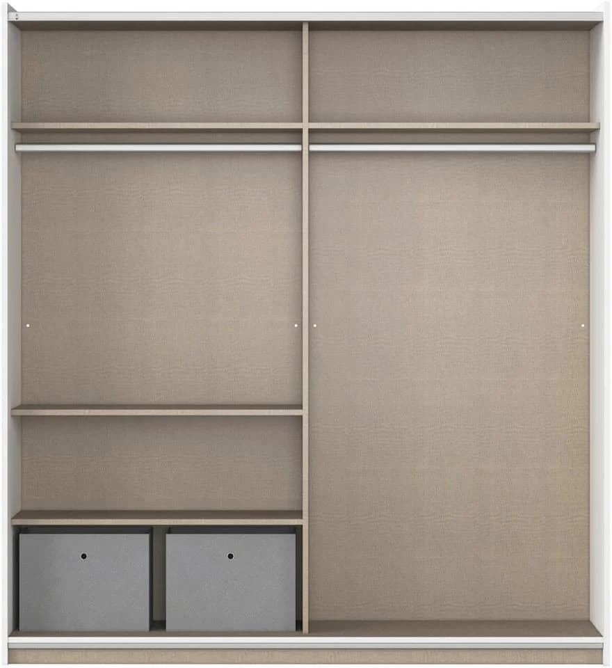 Rauch Schwebetürenschrank REFLECT Grau Metall - Bild 4