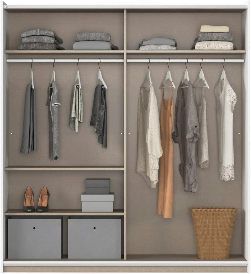 Rauch Schwebetürenschrank REFLECT Grau Metall - Bild 5