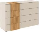 Schubkastenkommode RAUCH Sideboard Kommode Schubladenkommode KONA Beige (Champagner) Asteiche Massiv Bild 2