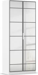 Rauch ACERO Drehtürenschrank Weiß mit Spiegelfront Bild 2
