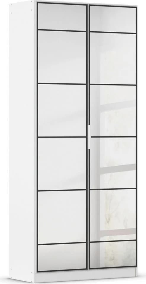 Rauch ACERO Drehtürenschrank Weiß mit Spiegelfront - Bild 2