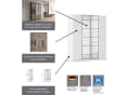 Rauch ACERO Drehtürenschrank Weiß mit Spiegelfront Bild 5