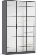 Rauch Kleiderschrank ACERO Grau Drehtürenschrank Holzwerkstoff Bild 2