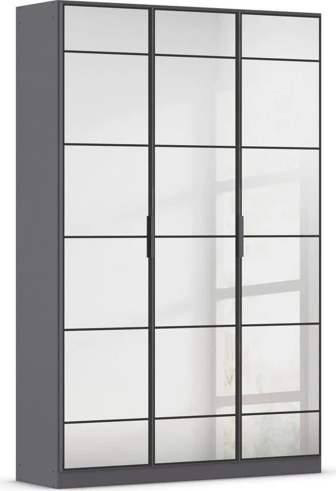 Rauch Kleiderschrank ACERO Grau Drehtürenschrank Holzwerkstoff - Bild 2