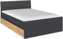 Stauraumbett RAUCH Doppelbett Graumetallic Eiche Artisan Bild 2