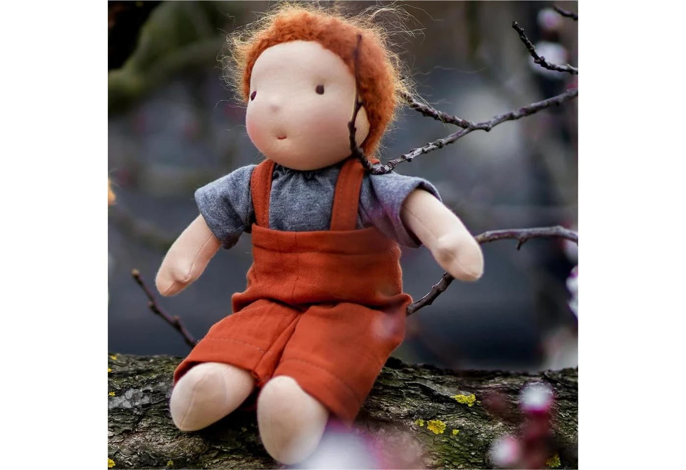 Chimpytoys Waldorfpuppe Bio-Baumwolle Naturpuppe - Bild 5