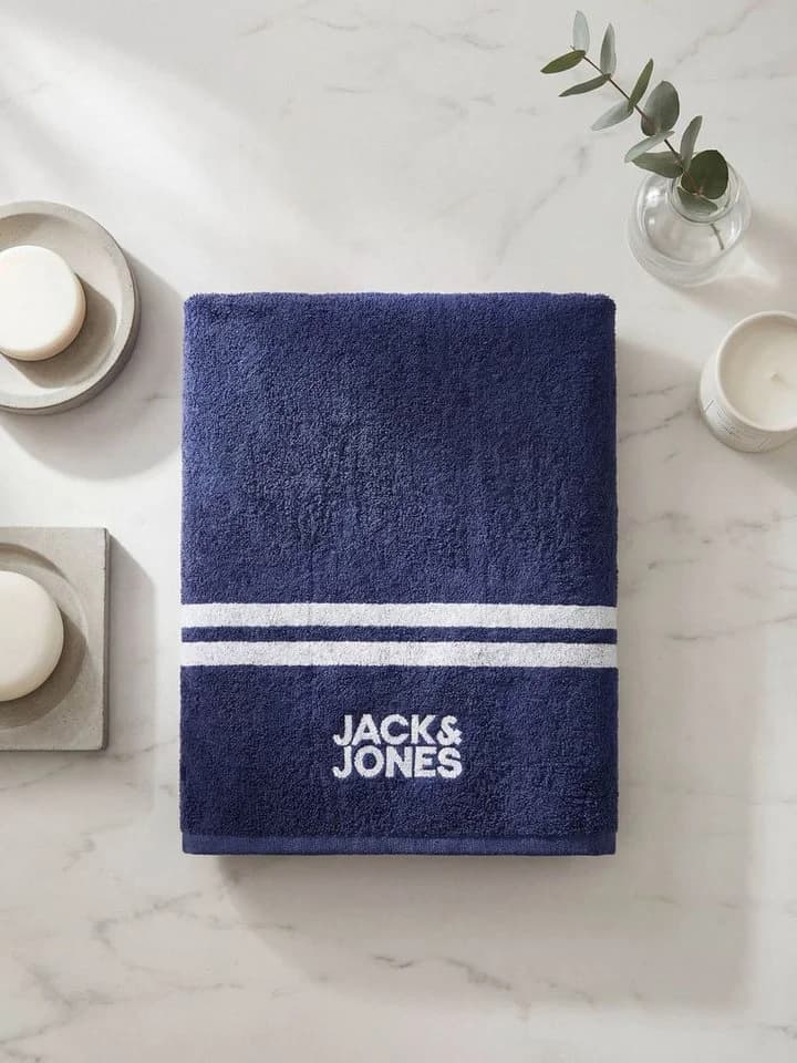 Jack & Jones Strandtuch JACCLUB TOWEL 2er Pack Blau/Grün - Bild 3
