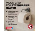 Toilettenpapierhalter TESA "MOON" Grau Bild 3