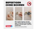 tesa Klebehaken MOON Handtuchhaken, Badezimmer, grau Bild 5