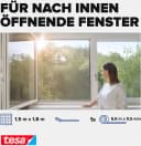 Tesa Pollenschutzgitter 1,5m x 1,8m Anthrazit Bild 4