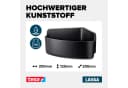 tesa Duschablage LAVAA Eck-Duschkorb Mattschwarz ohne Bohren Bild 1