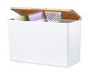 tesa Badorganizer BABOO Aufbewahrungsbox XL Weiß Bambus Bild 2