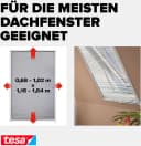 tesa Insektenschutzrollo Alu Teleskopierbar Weiß Für Dachfenster Bild 4