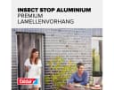 tesa Insektenschutz-Tür Aluminium Lamellen Vorhang Premium Schwarz Silber Bild 3