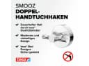 Tesa Handtuchhalter 1 x SMOOZ Edelstahlhaken Chrom Silber Glänzend Bild 1