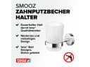 Tesa SMOOZ Zahnputzbecherhalter Chrom Silber Bild 1