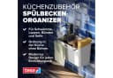 tesa Küchenorganizer-Set Spülbecken Organizer selbstklebende Halterung Bild 1