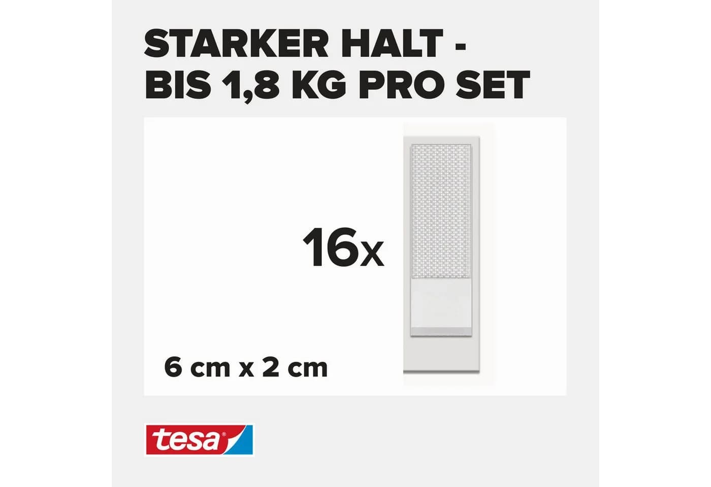 tesa Klebehaken Powerstrips CLICK Größe S ohne Bohren - Bild 4