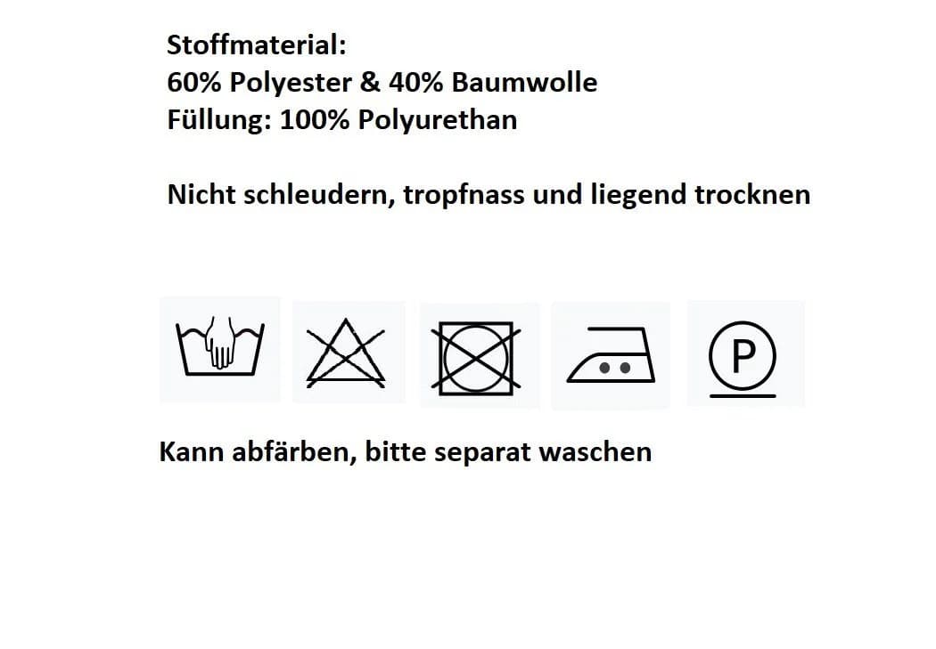 Magma Heimtex Stuhlkissen Vier Fino Braun Extrastark - Bild 4