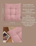 Magma Heimtex Stuhlkissen 2er Set Inga Rosa Cordstoff Bild 4