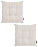 Magma Heimtex Stuhlkissen Inga 2er Set Beige Cordstoff Bild 2