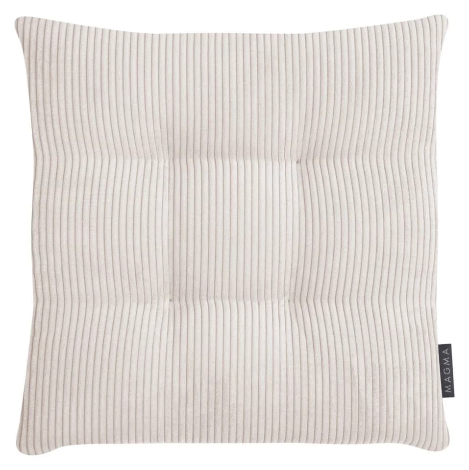 Magma Heimtex Stuhlkissen Inga 2er Set Beige Cordstoff - Bild 5