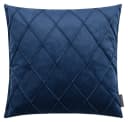 Magma Heimtex Kissenbezug Nobless 2er Set Rautenmuster Blau Bild 2