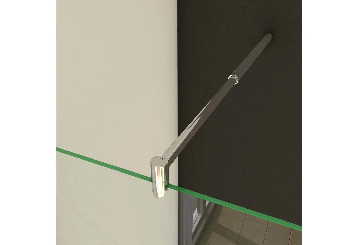 Duschparadies Walk-in-Dusche 200cm 8mm ESG Glas Set - Bild 5