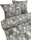 One Home Bettwäsche Winter Fleece 2-teilig Schneeflocken Bild 3