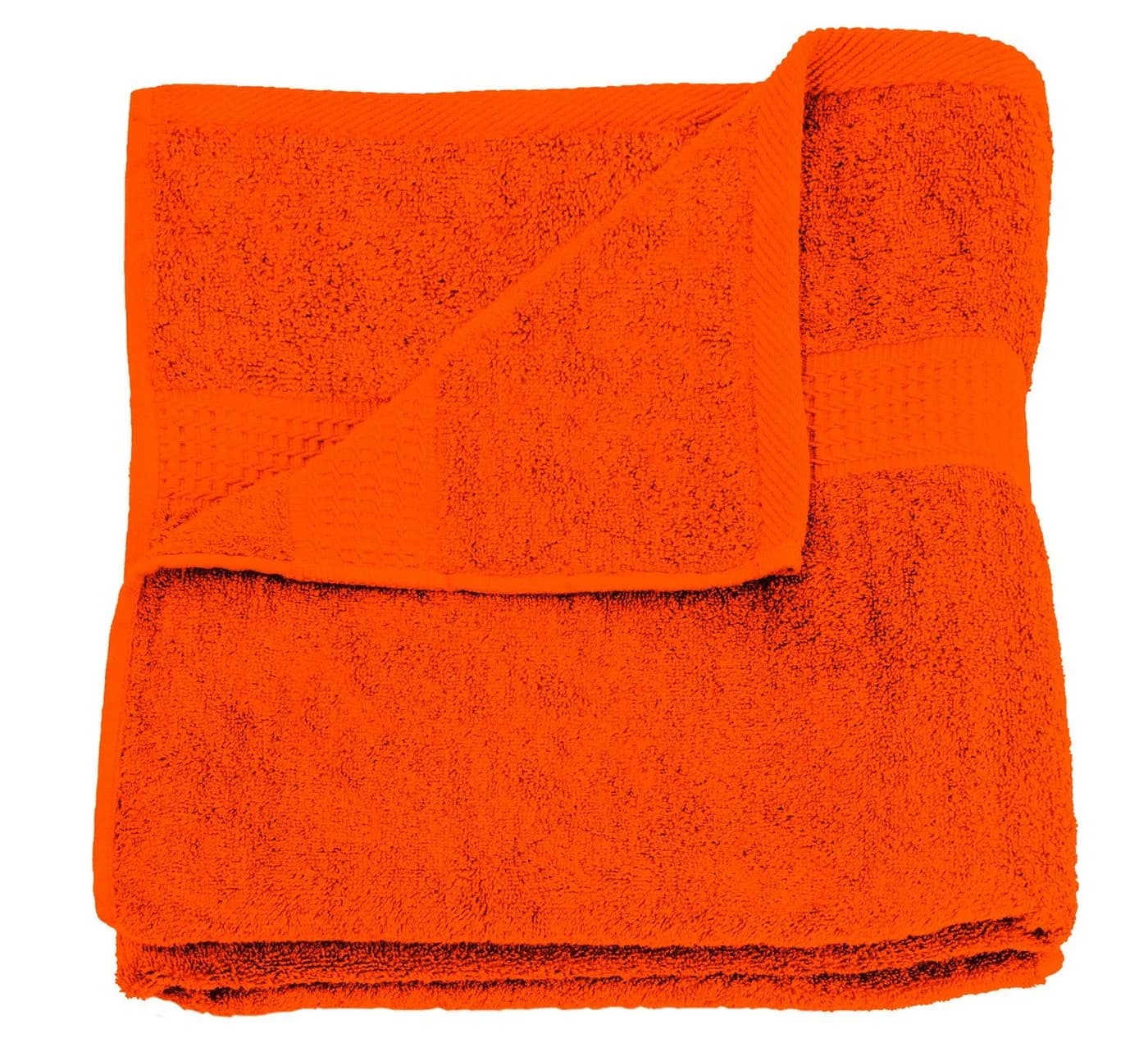 One Home Handtücher Royal Frottee 2-Stück Orange mit Bordüre