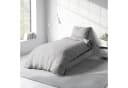 One Home Bettwäsche Melange Flanell 2 teilig Modern Meliert Baumwolle Kuschelig Warme Weiche Biber Winter Bild 3