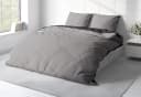 One Home Bettwäsche Doubleface Grau Fleece 3-teilig Wendebettwäsche Bild 3