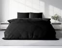 One Home Bettwäsche Doubleface Fleece 3-teilig Schwarz Winter Bild 1