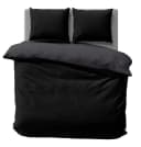 One Home Bettwäsche Doubleface Fleece 3-teilig Schwarz Winter Bild 2