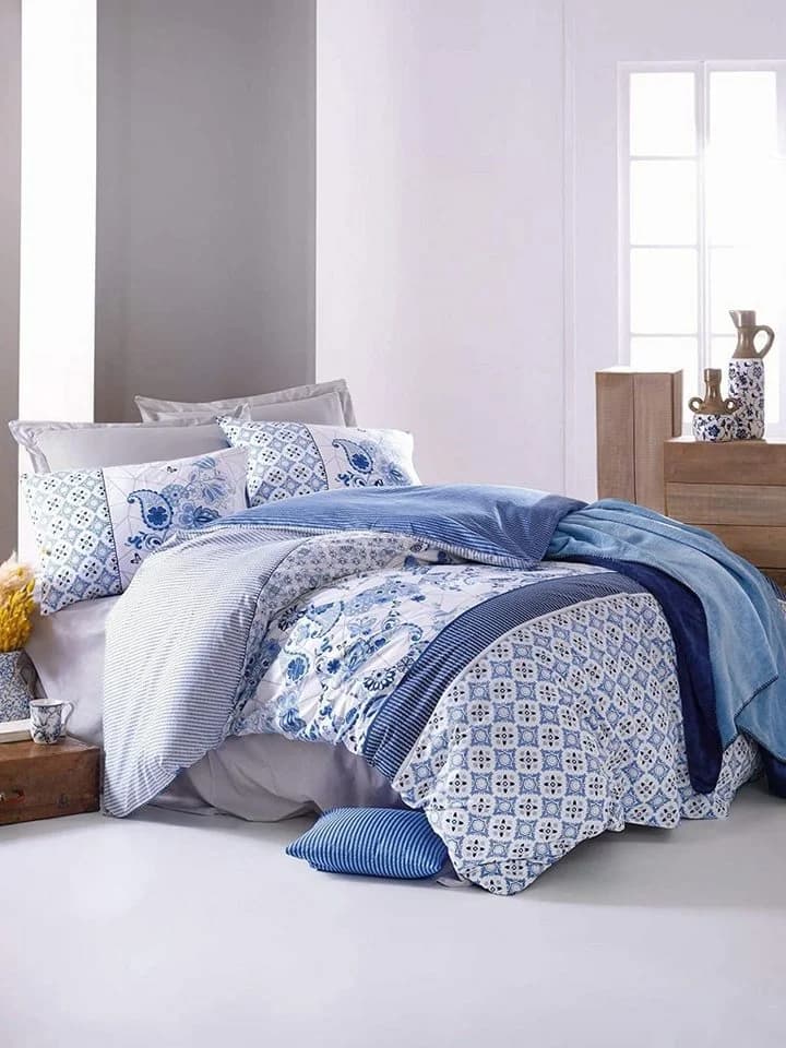 One Home Bettwäsche Retro Paisley 2-teilig Baumwolle - Bild 4