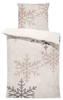 One Home Bettwäsche Winter Schneeflocken Flanell Biber 2-teilig Bild 2